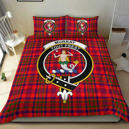 Murray of Tulloch Modern Tartan Crest Bedding Set