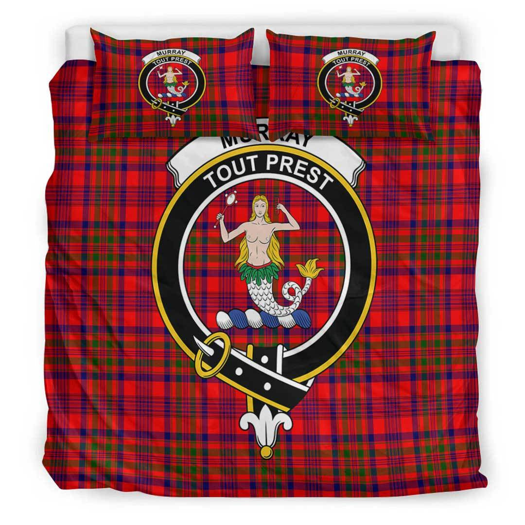 Murray of Tulloch Modern Tartan Crest Bedding Set