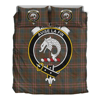 Kennedy Weathered Tartan Crest Bedding Set