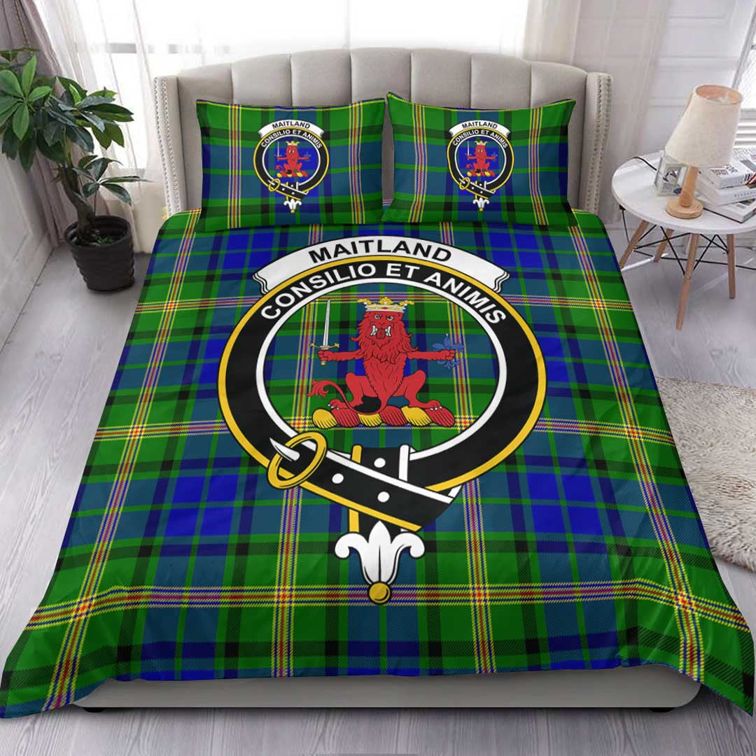 Maitland Tartan Crest Bedding Set