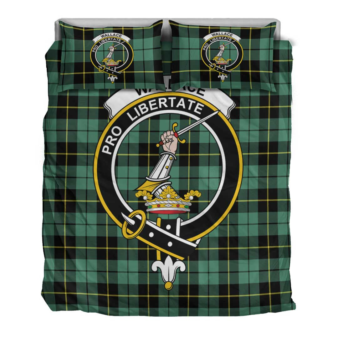 Wallace Hunting Ancient Tartan Crest Bedding Set