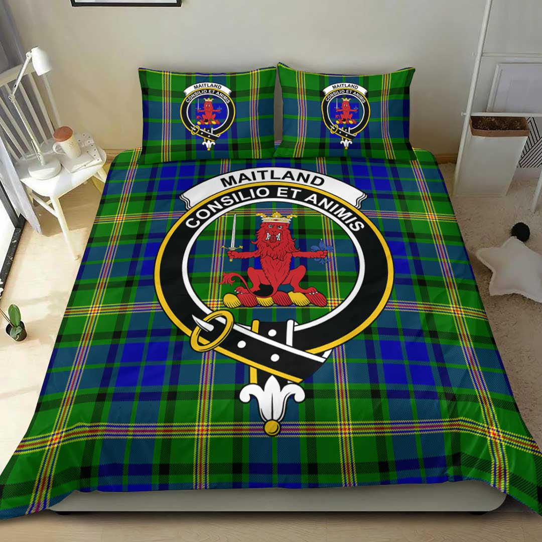 Maitland Tartan Crest Bedding Set