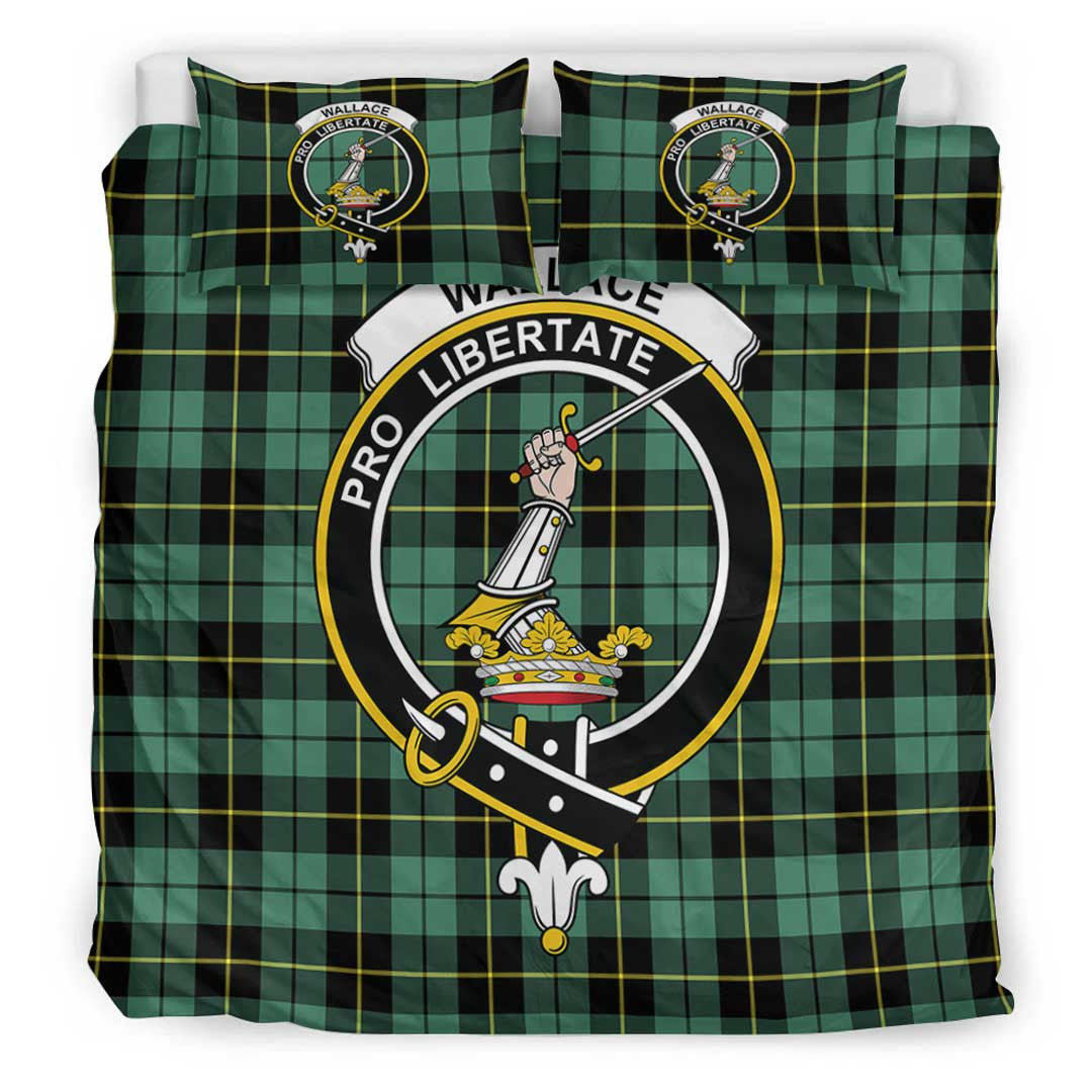 Wallace Hunting Ancient Tartan Crest Bedding Set