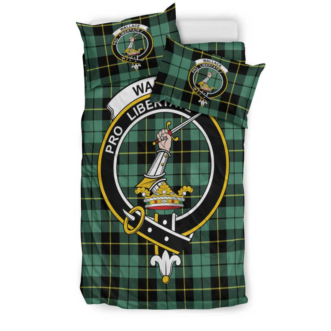 Wallace Hunting Ancient Tartan Crest Bedding Set