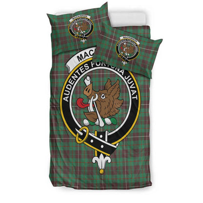 MacKinnon Hunting Ancient Tartan Crest Bedding Set