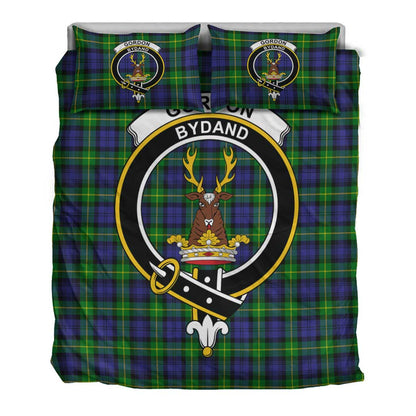 Gordon Modern Tartan Crest Bedding Set