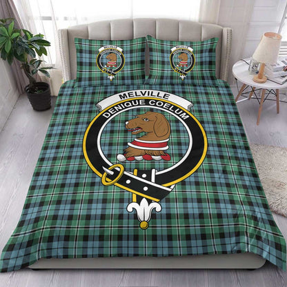 Melville Tartan Crest Bedding Set