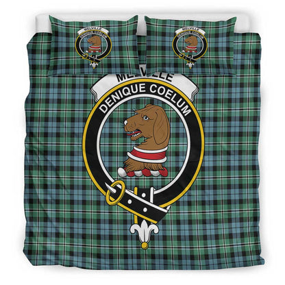 Melville Tartan Crest Bedding Set