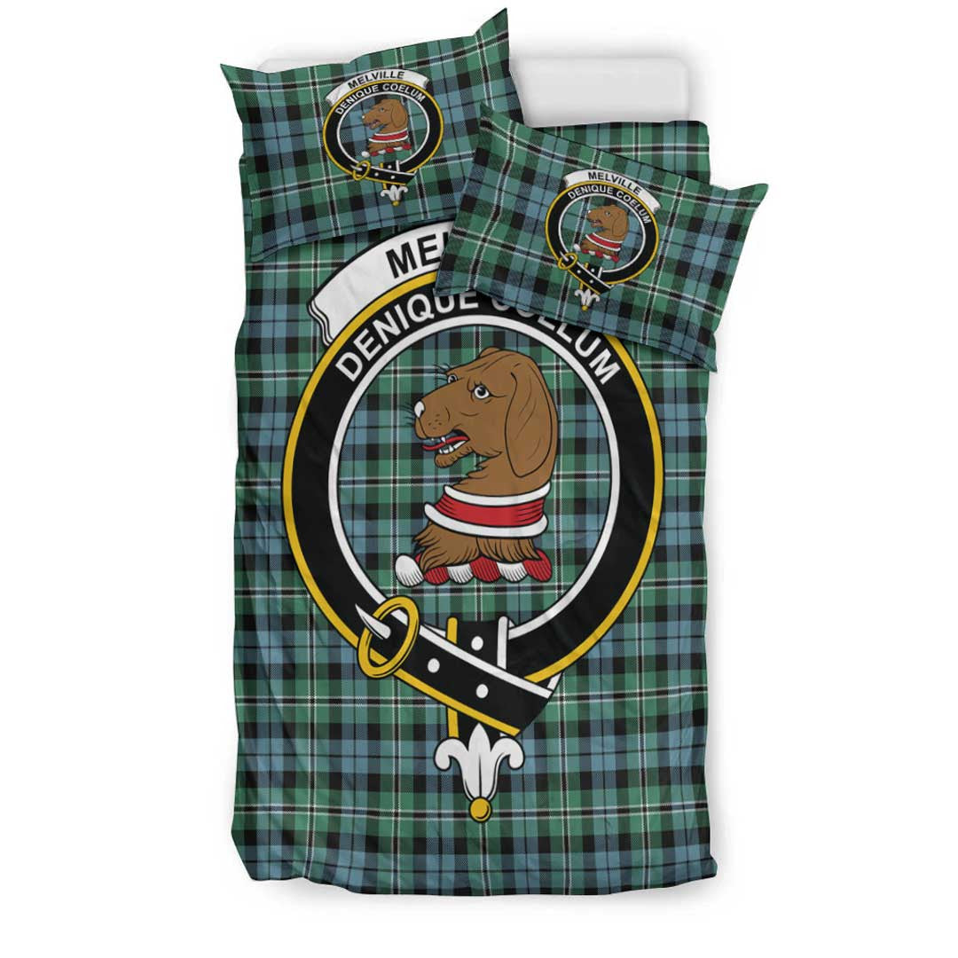 Melville Tartan Crest Bedding Set