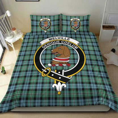 Melville Tartan Crest Bedding Set