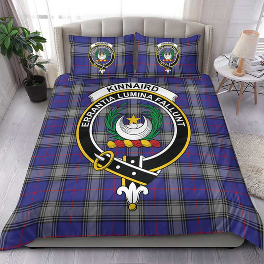 Kinnaird Tartan Crest Bedding Set