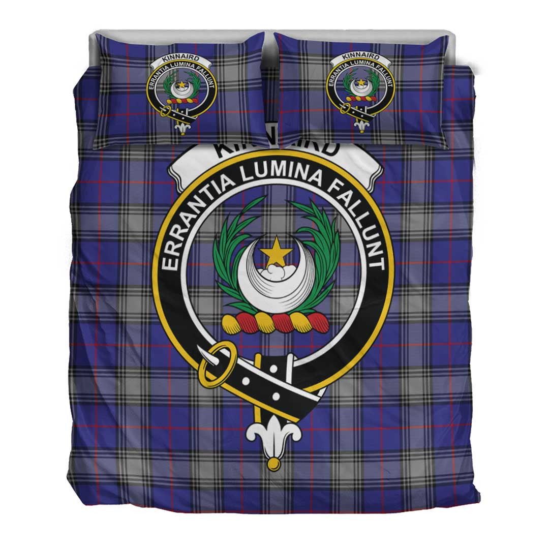 Kinnaird Tartan Crest Bedding Set