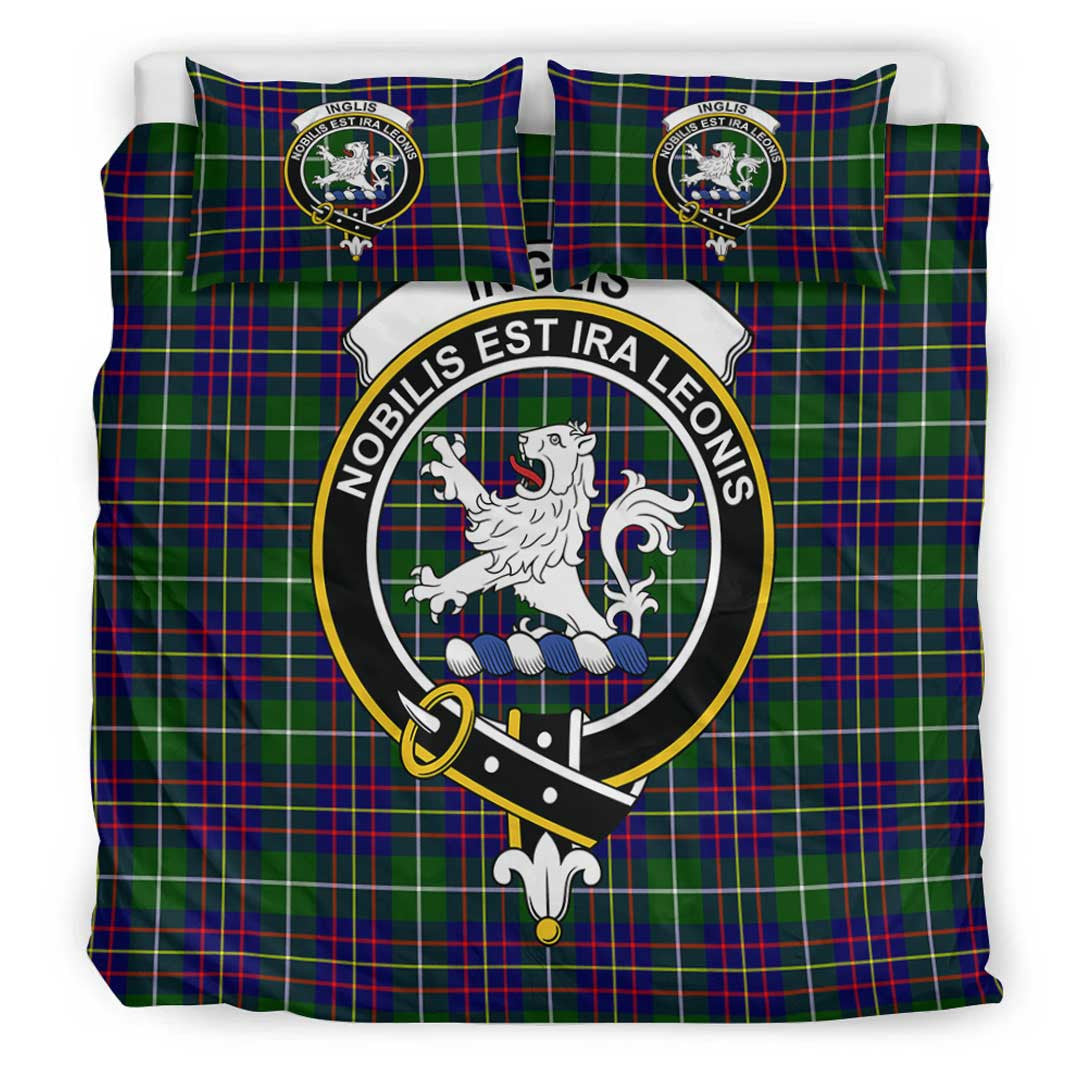 Inglis Modern Tartan Crest Bedding Set