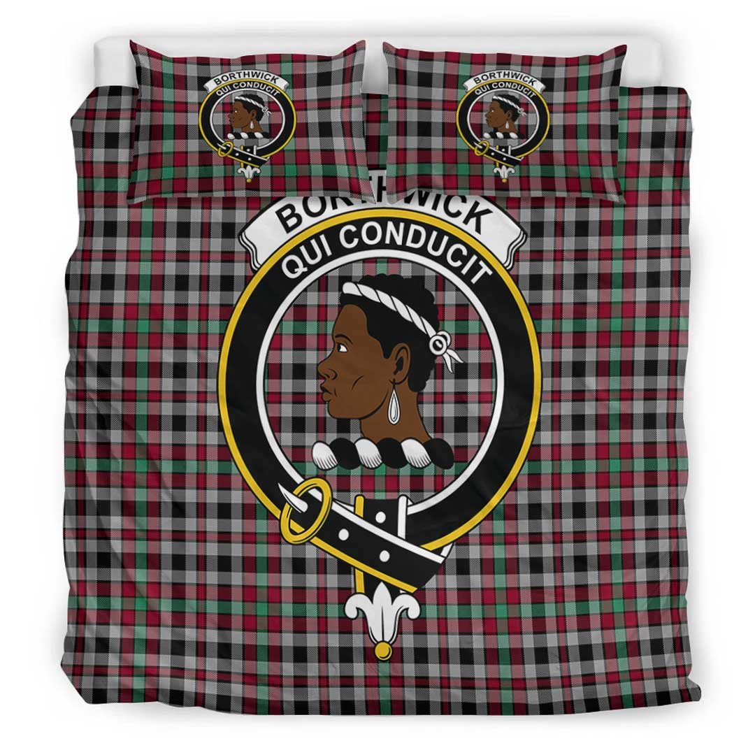 Borthwick Ancient Tartan Crest Bedding Set