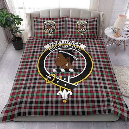 Borthwick Ancient Tartan Crest Bedding Set