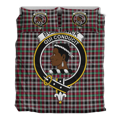 Borthwick Ancient Tartan Crest Bedding Set