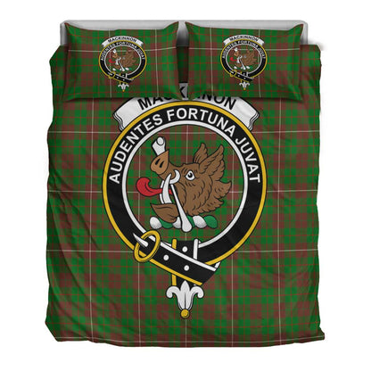 MacKinnon Hunting Modern Tartan Crest Bedding Set