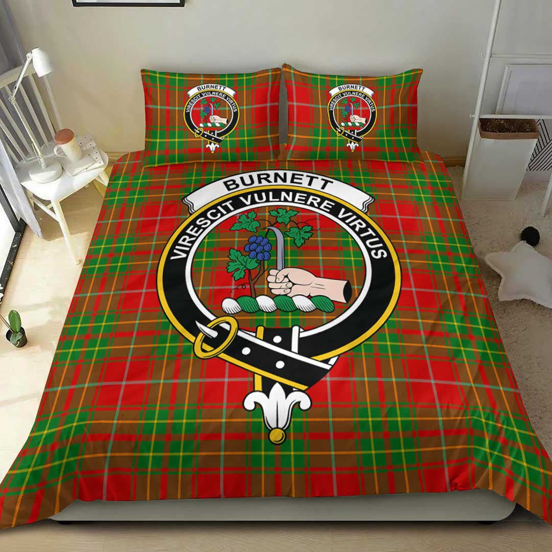 Burnett Ancient Tartan Crest Bedding Set