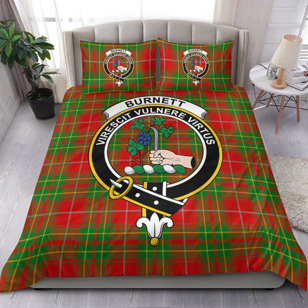 Burnett Ancient Tartan Crest Bedding Set