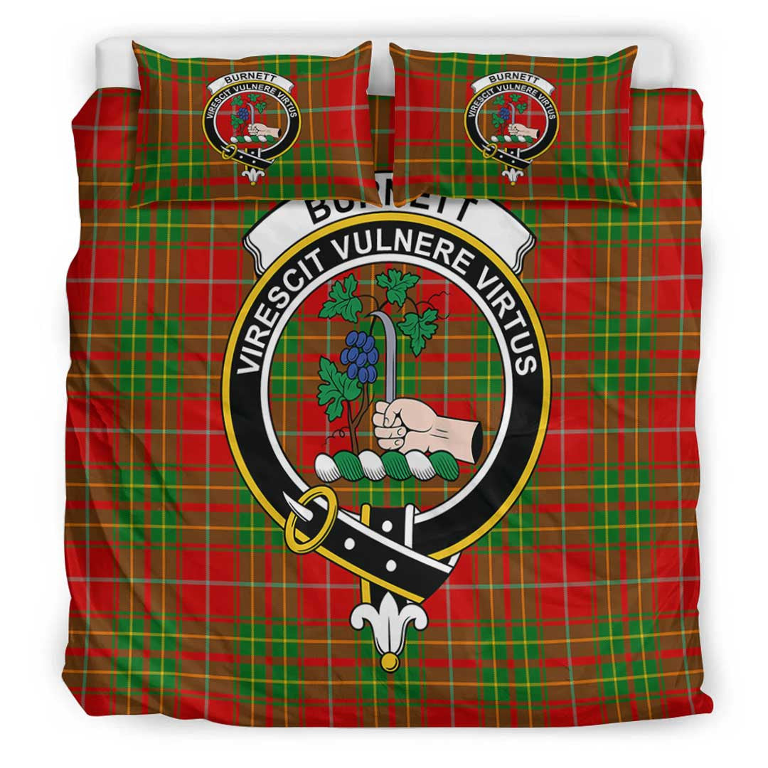 Burnett Ancient Tartan Crest Bedding Set