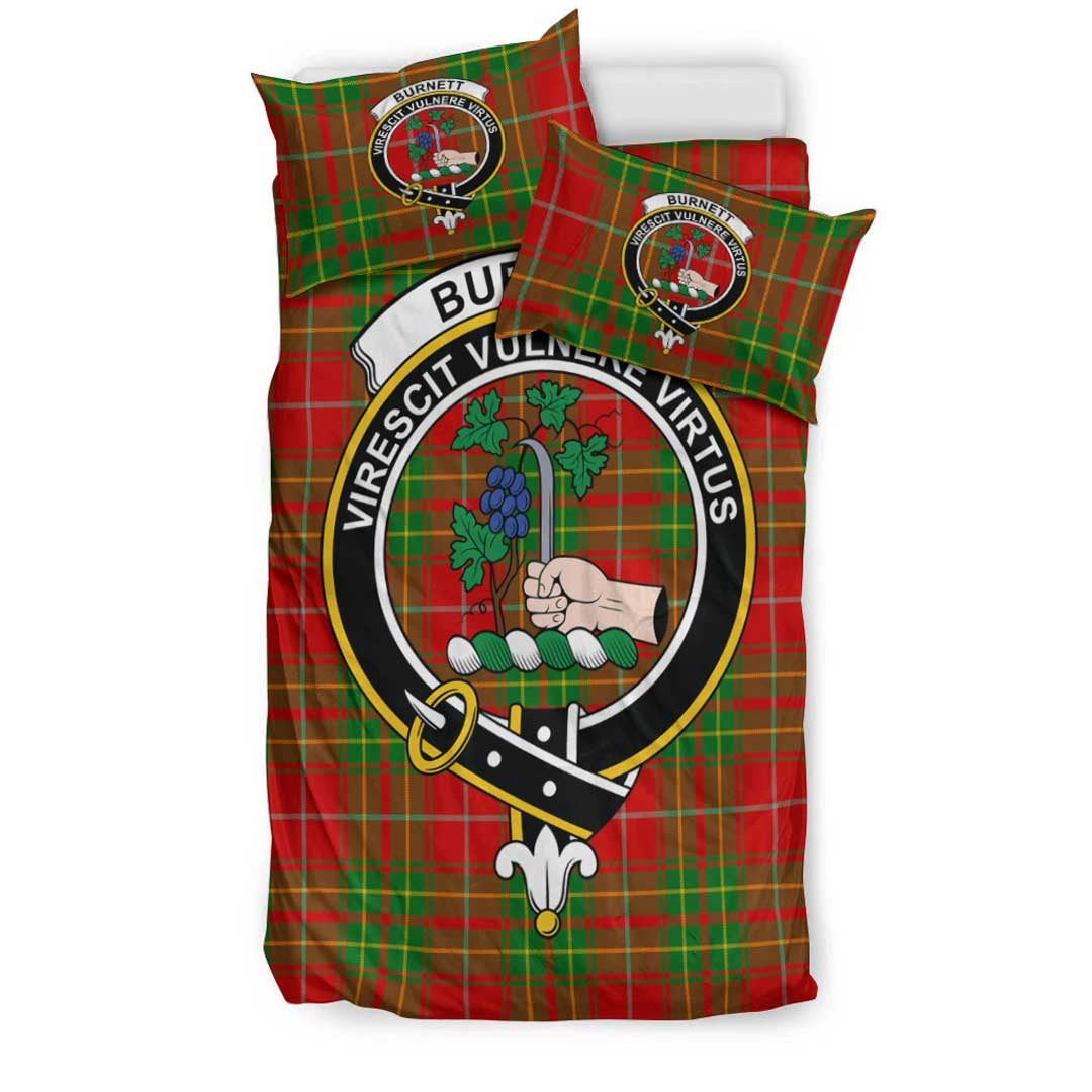 Burnett Ancient Tartan Crest Bedding Set