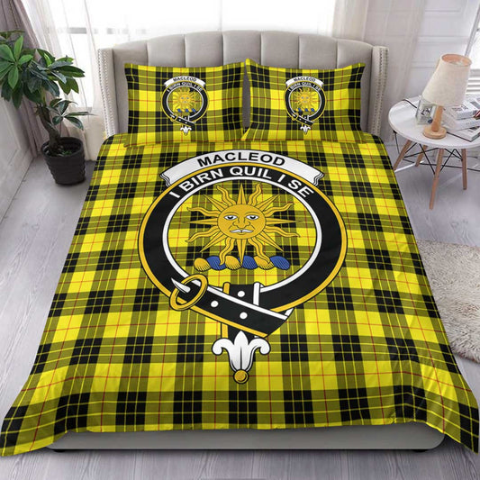 MacLeod of Lewis Modern Tartan Crest Bedding Set