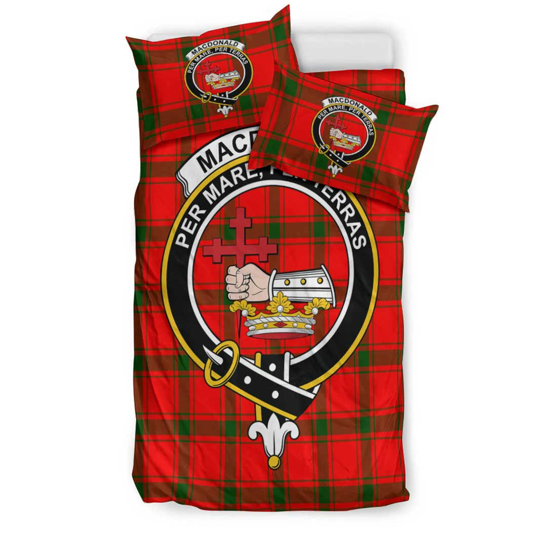 MacDonald of Sleat Tartan Crest Bedding Set