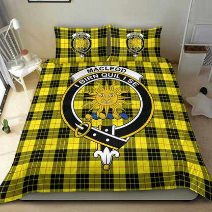 MacLeod of Lewis Modern Tartan Crest Bedding Set