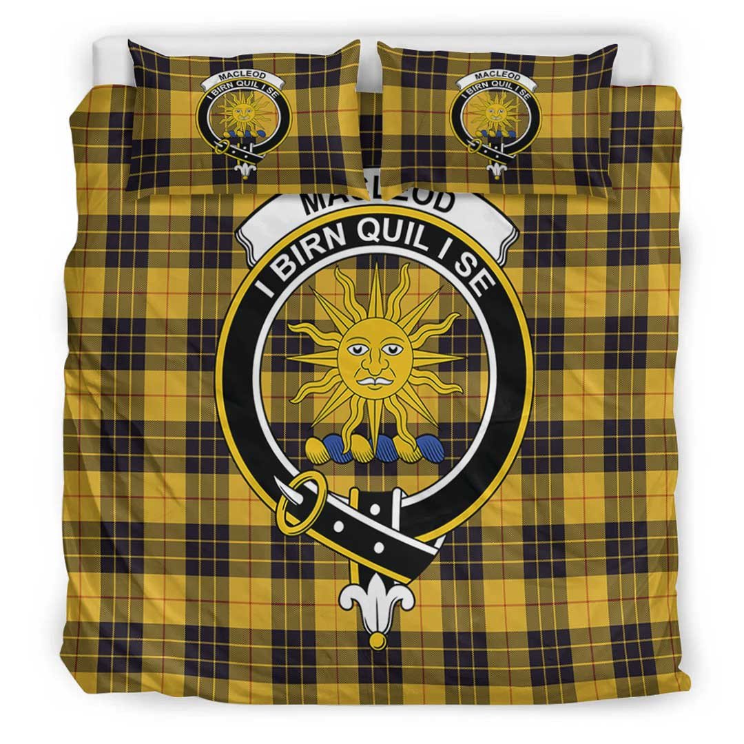 MacLeod of Lewis Ancient Tartan Crest Bedding Set