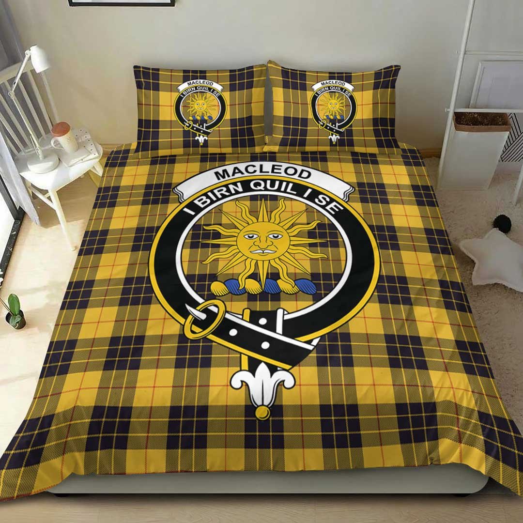 MacLeod of Lewis Ancient Tartan Crest Bedding Set