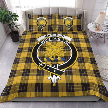 MacLeod of Lewis Ancient Tartan Crest Bedding Set