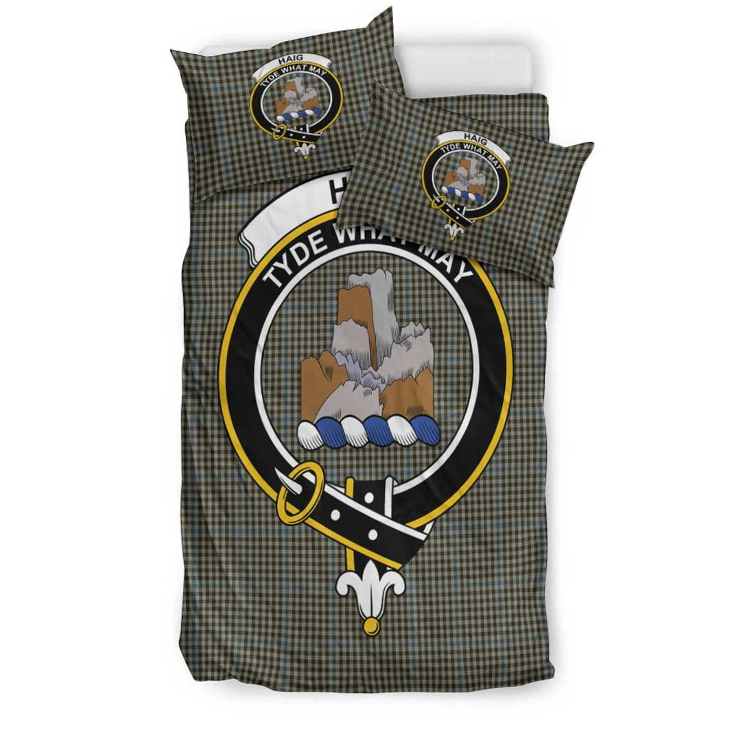 Haig Check Tartan Crest Bedding Set