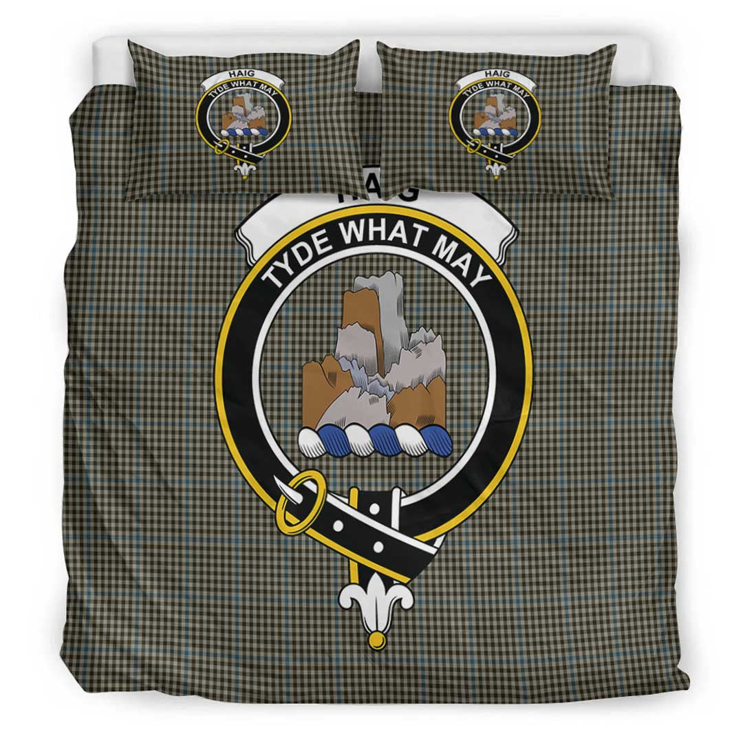 Haig Check Tartan Crest Bedding Set