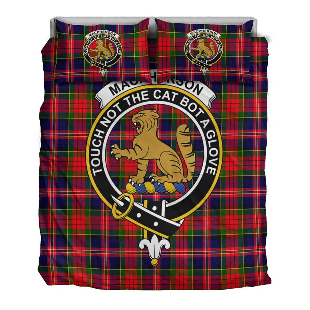 MacPherson Modern Tartan Crest Bedding Set