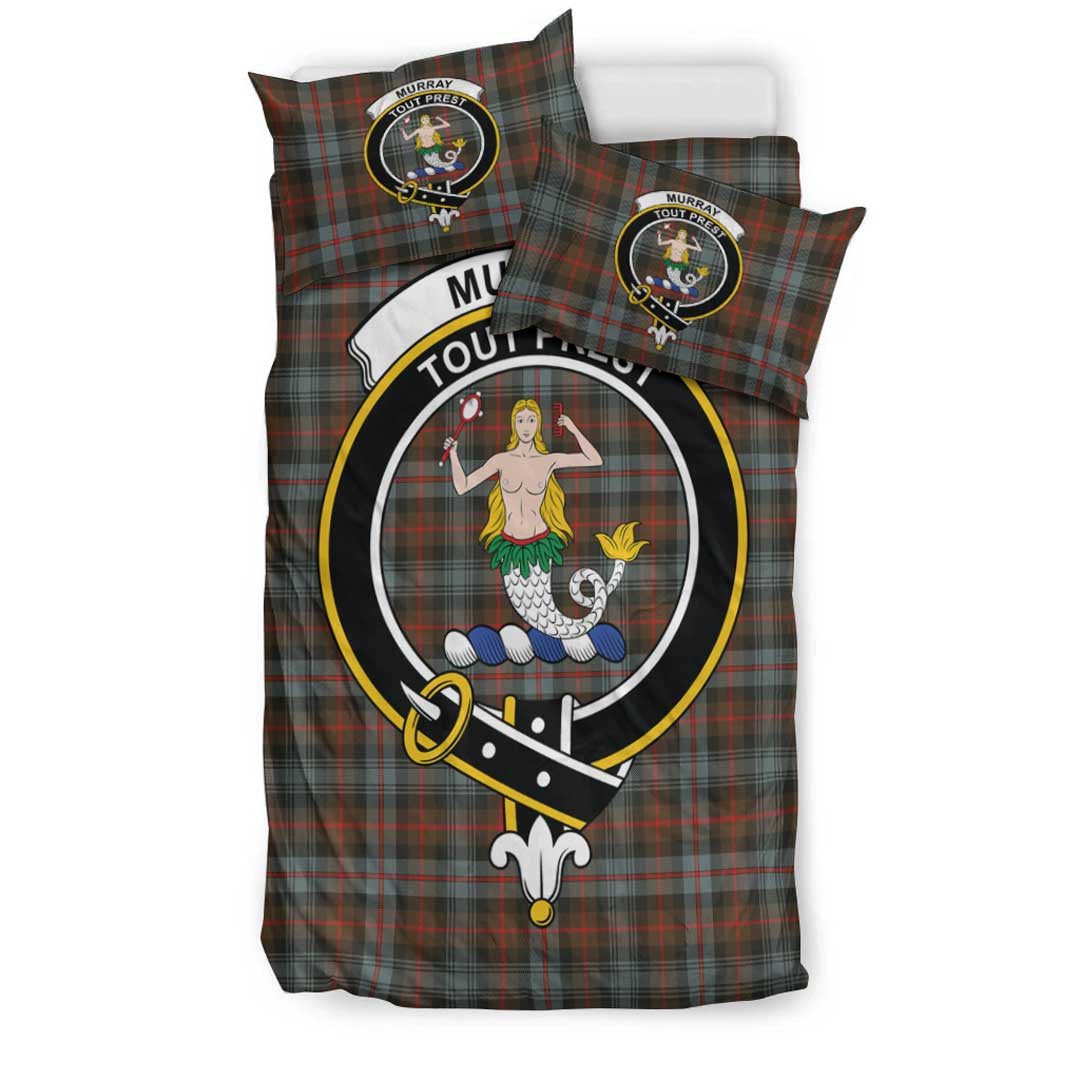 Murray of Atholl Weathered Tartan Crest Bedding Set