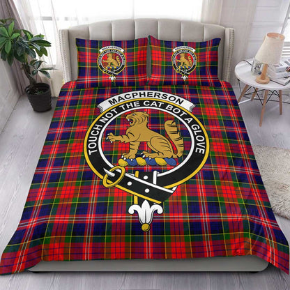 MacPherson Modern Tartan Crest Bedding Set