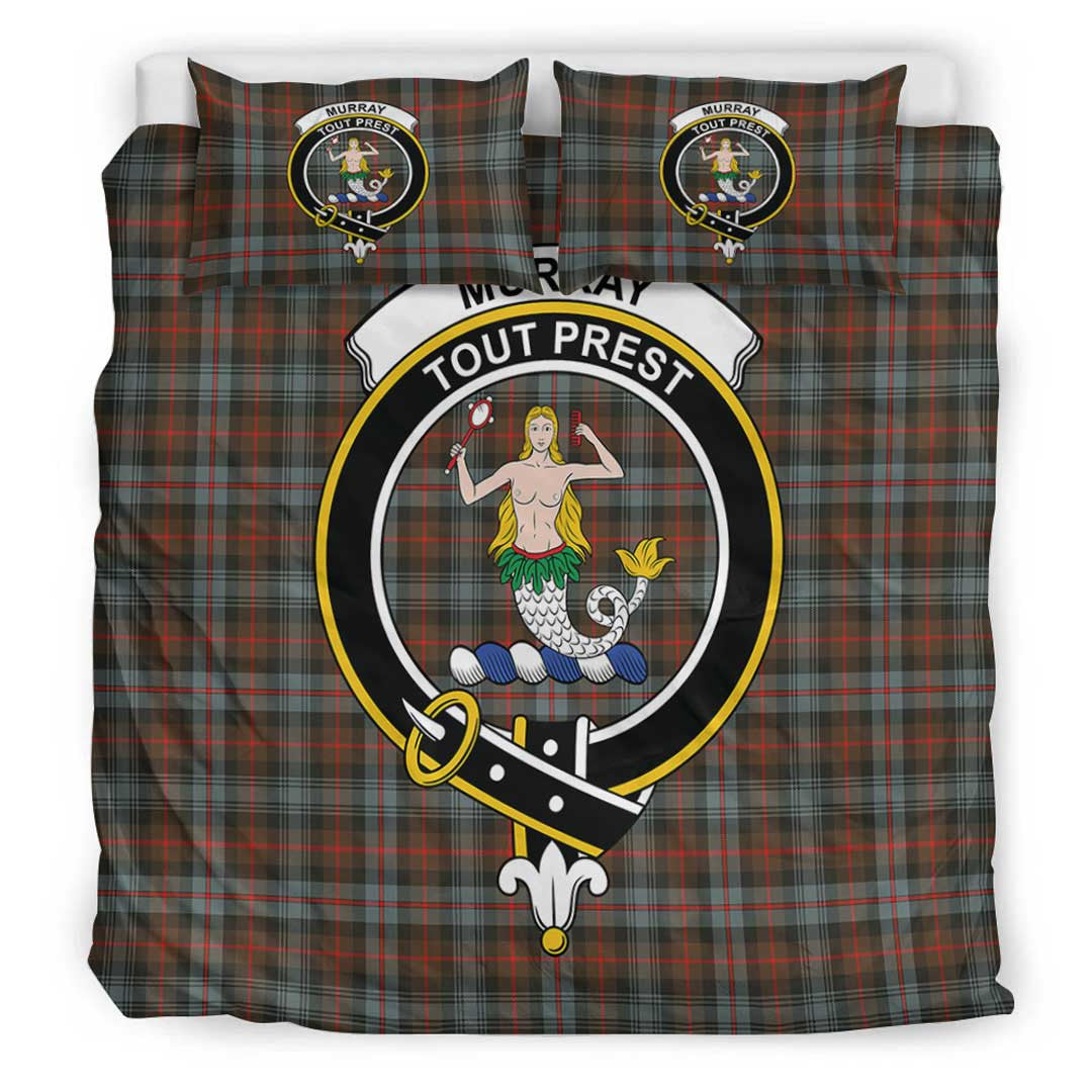 Murray of Atholl Weathered Tartan Crest Bedding Set