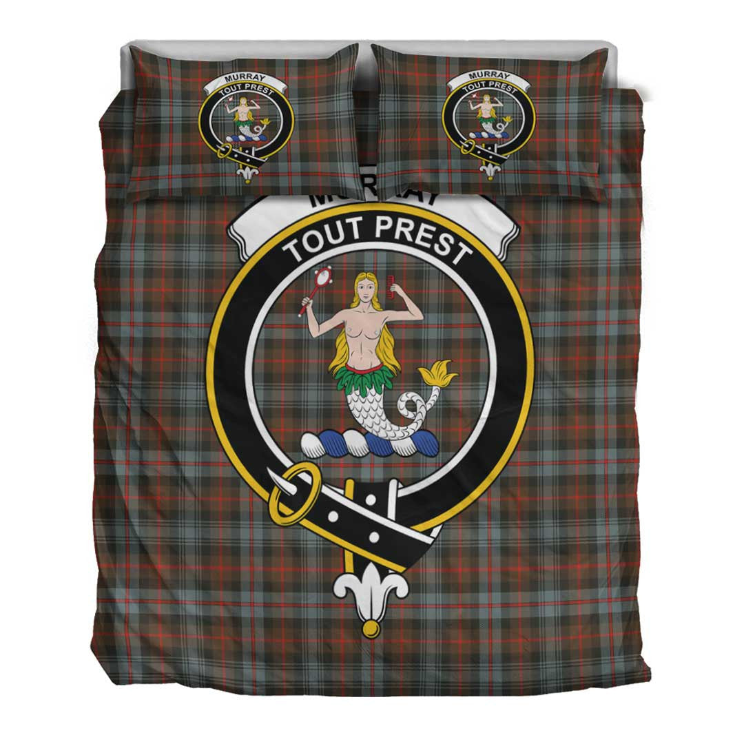 Murray of Atholl Weathered Tartan Crest Bedding Set