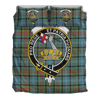 Paisley District Tartan Crest Bedding Set