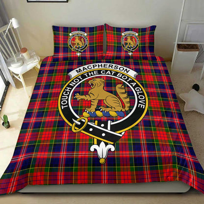 MacPherson Modern Tartan Crest Bedding Set