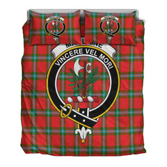 MacLaine of Loch Buie Hunting Ancient Tartan Crest Bedding Set