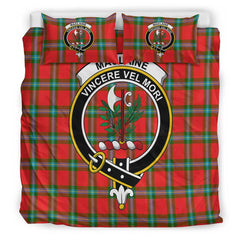 MacLaine of Loch Buie Hunting Ancient Tartan Crest Bedding Set