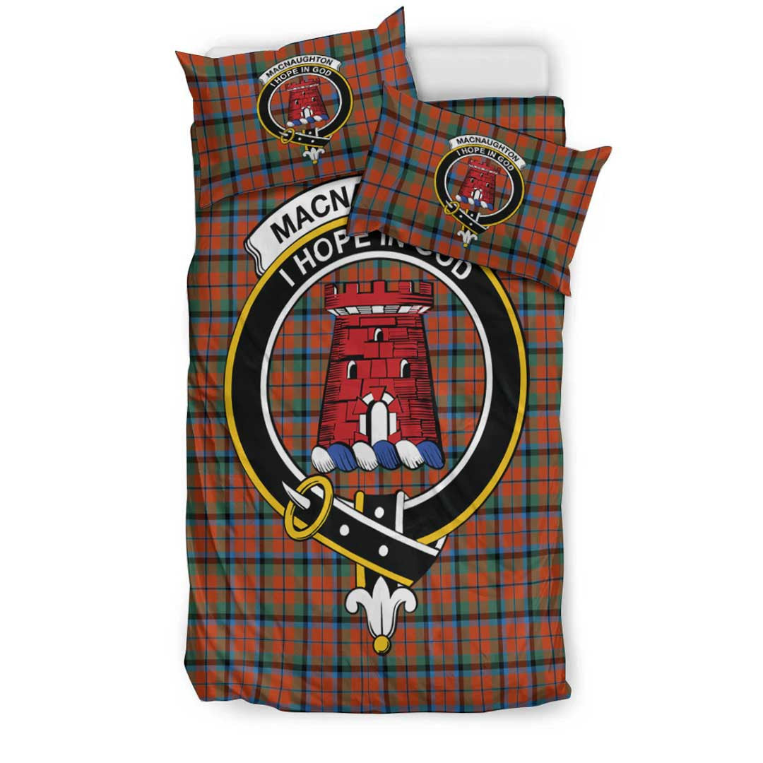 MacNaughton Ancient Tartan Crest Bedding Set