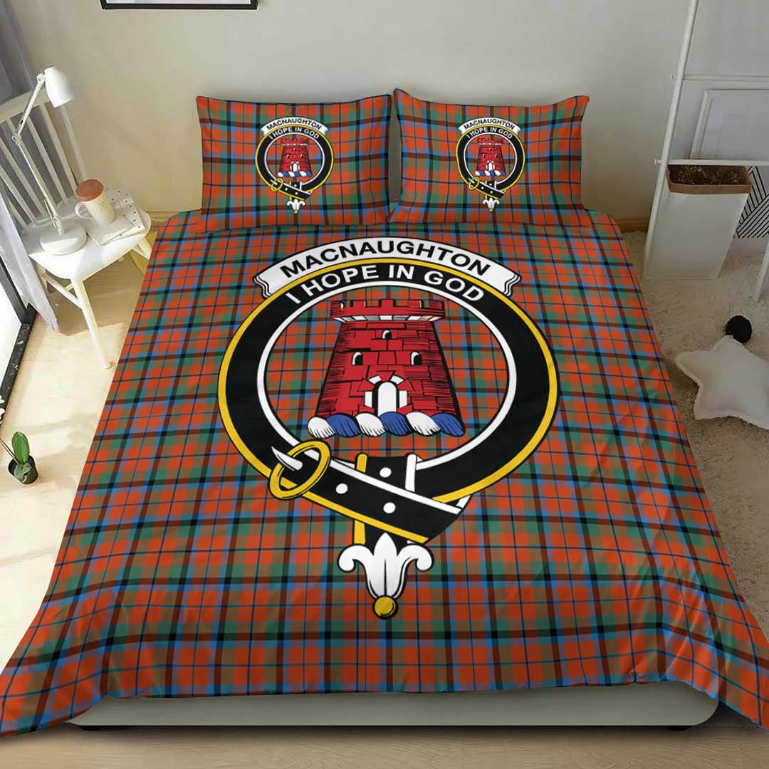 MacNaughton Ancient Tartan Crest Bedding Set