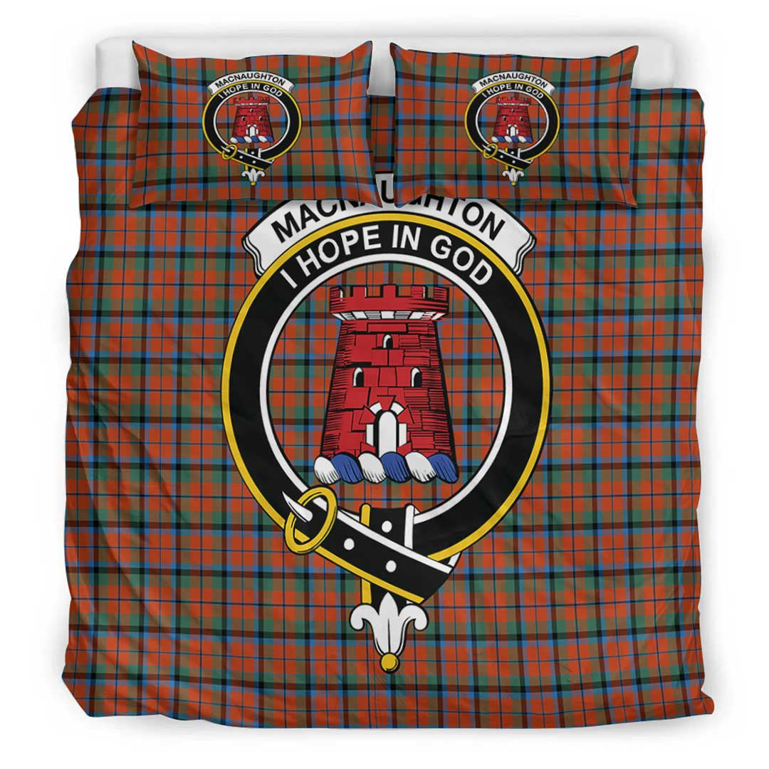 MacNaughton Ancient Tartan Crest Bedding Set