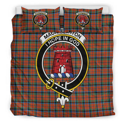 MacNaughton Ancient Tartan Crest Bedding Set