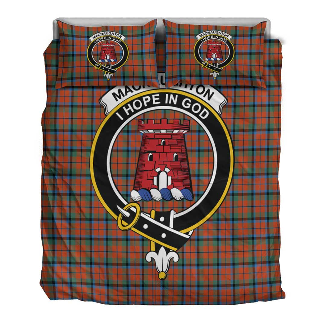 MacNaughton Ancient Tartan Crest Bedding Set