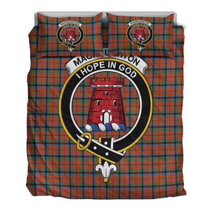 MacNaughton Ancient Tartan Crest Bedding Set