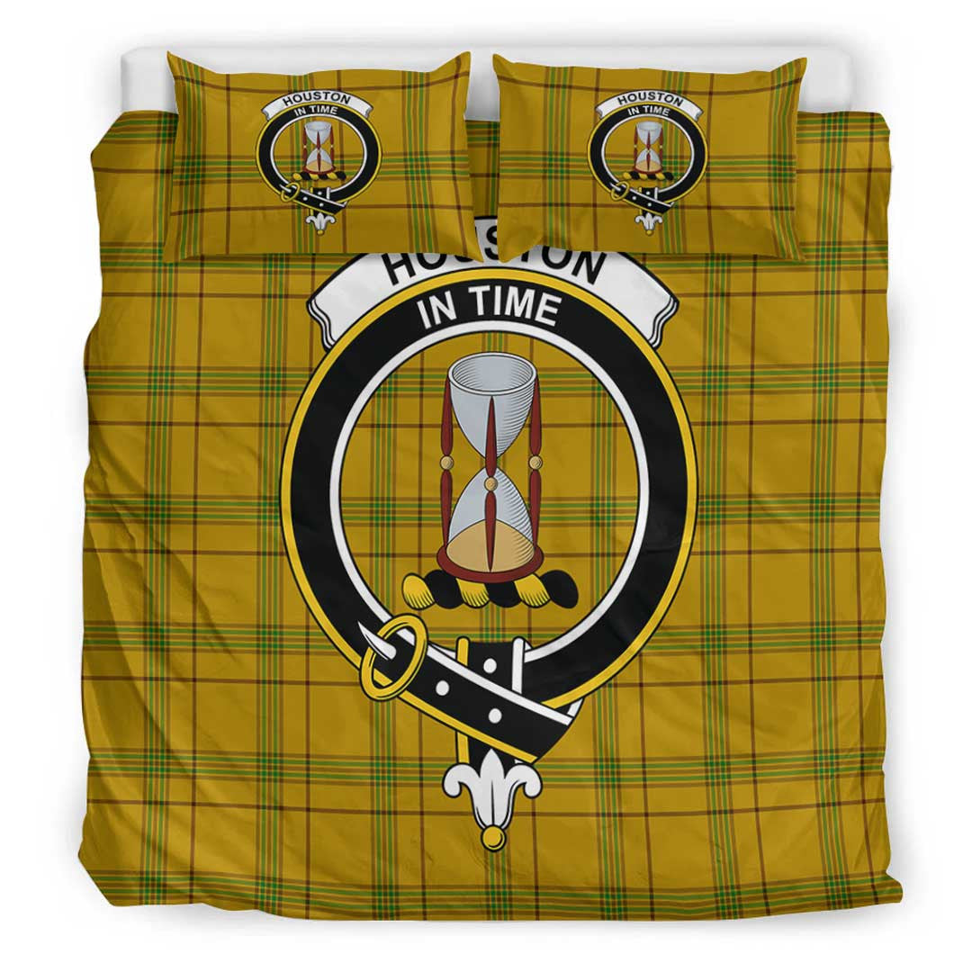 Houston Tartan Crest Bedding Set