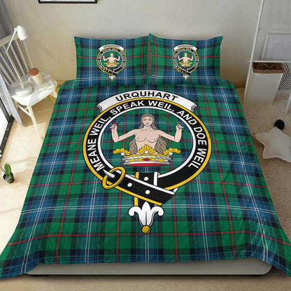 Urquhart Ancient Tartan Crest Bedding Set